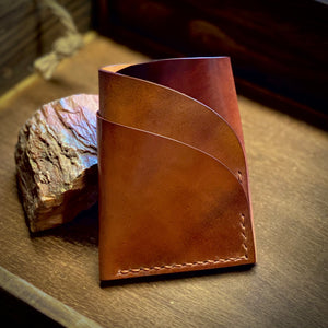Canyon Wallet ~ Marbled Burgundy